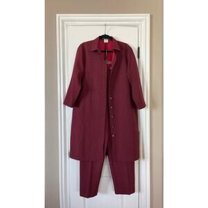 Morton Bernard Classic Pant Coat Suit Size 12 Vintage